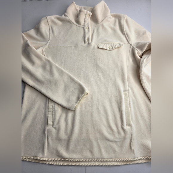 32 Degrees M Midweight Snap Arctic Fleece White Winter Cozy Soft Holiday Cd-2651 - Picture 6 of 16